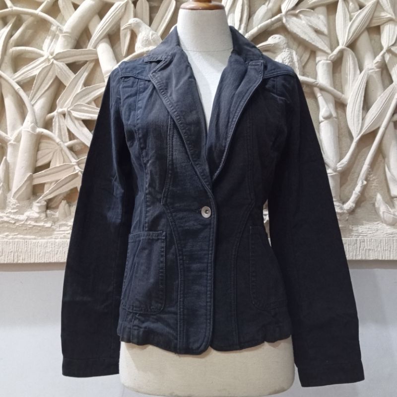 Blazer / Blazer Wanita / Blazer Hitam Casual Prelove