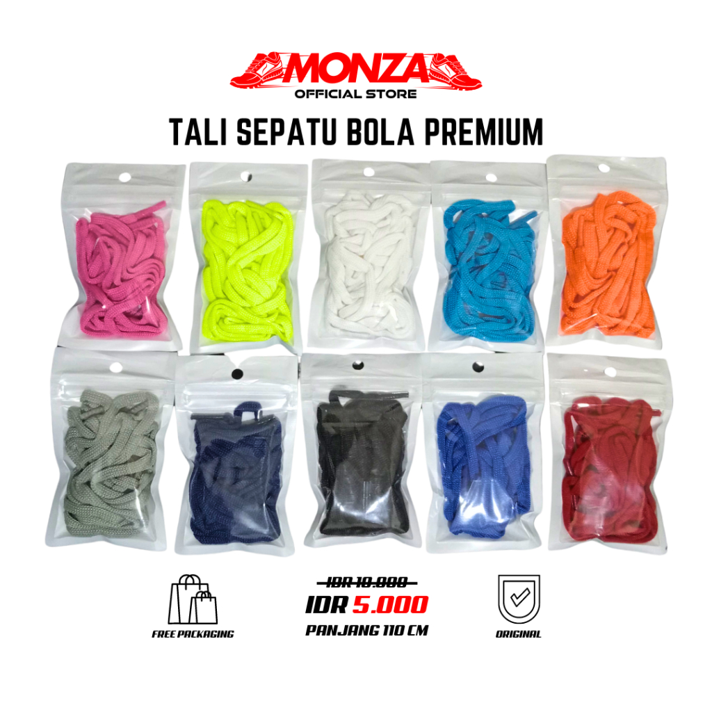 Monza Official - Tali Sepatu Bola Ultra-Grip Premium Original