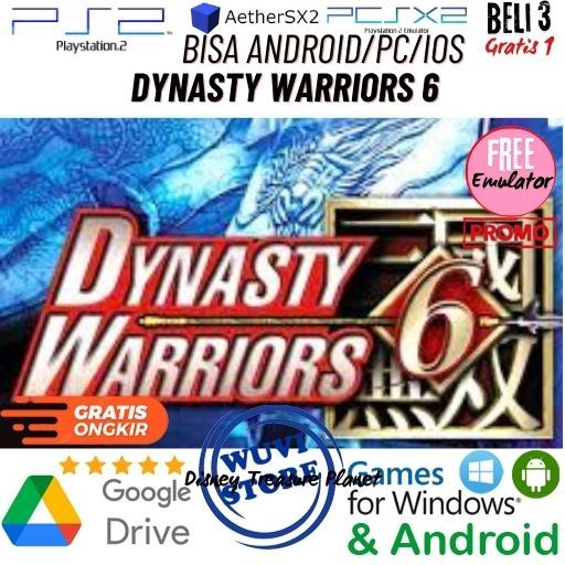 PS 2 Dynasty Warriors 6  | Bisa di PC / Android / IOS Plus Emulator | Beli 3 Gratis 1