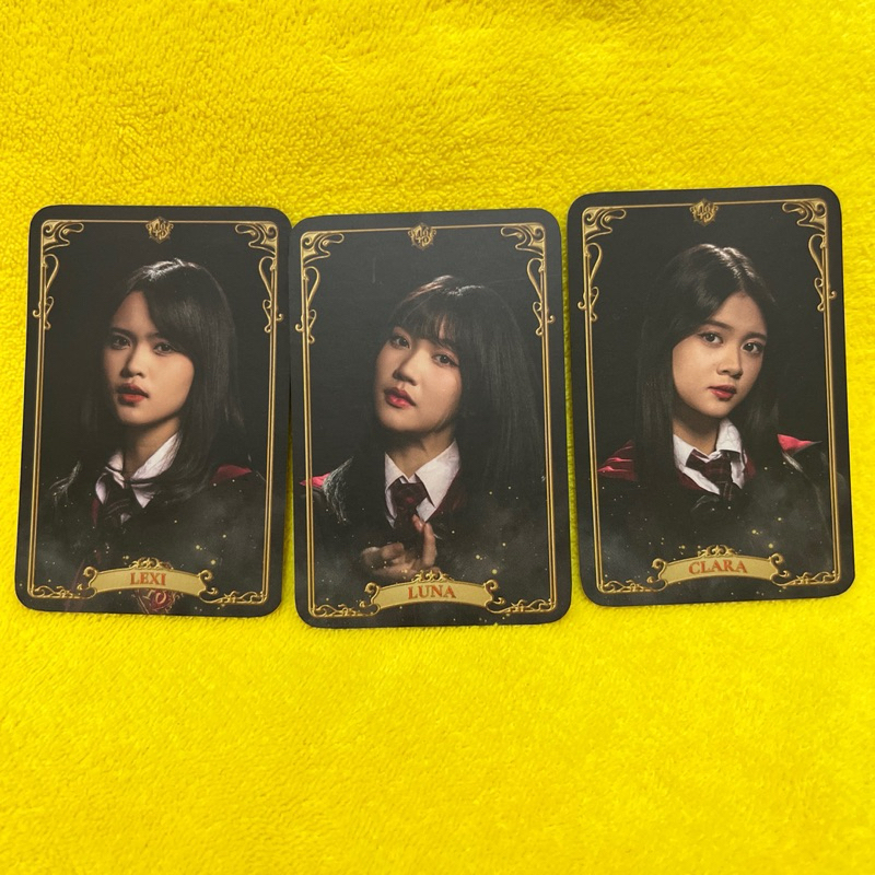 photocard jkt48 magic hour marsha, christy & adel official