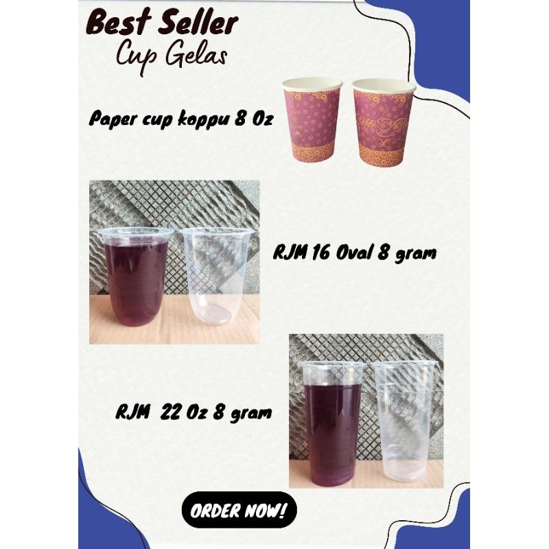 gelas cup RJM 8gram