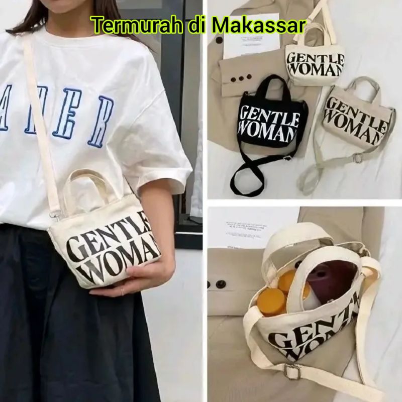 COD - Tas Gentle Woman Wanita - Makassar - Tas selempang mini - ToteBag Mini - Tas Wanita