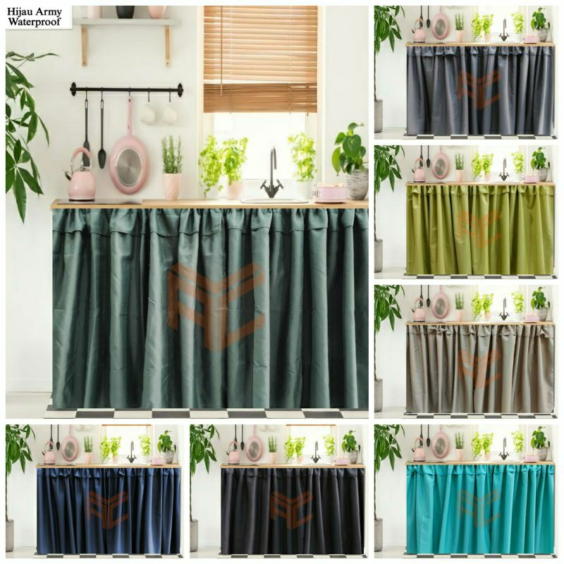 ￼WATERPROOF ANTI AIR LEBAR 100CM DAN TINGGI 75CM GORDEN KOLONG DAPUR MINIMALIS MODERN AESTHETIC MOTI