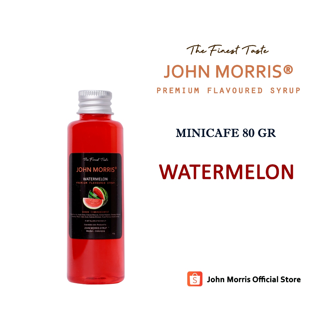 

JOHN MORRIS Minicafe Watermelon Syrup 80 gr