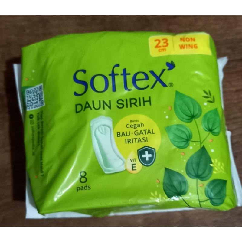 Softex daun sirih 23 cm non wing isi 8