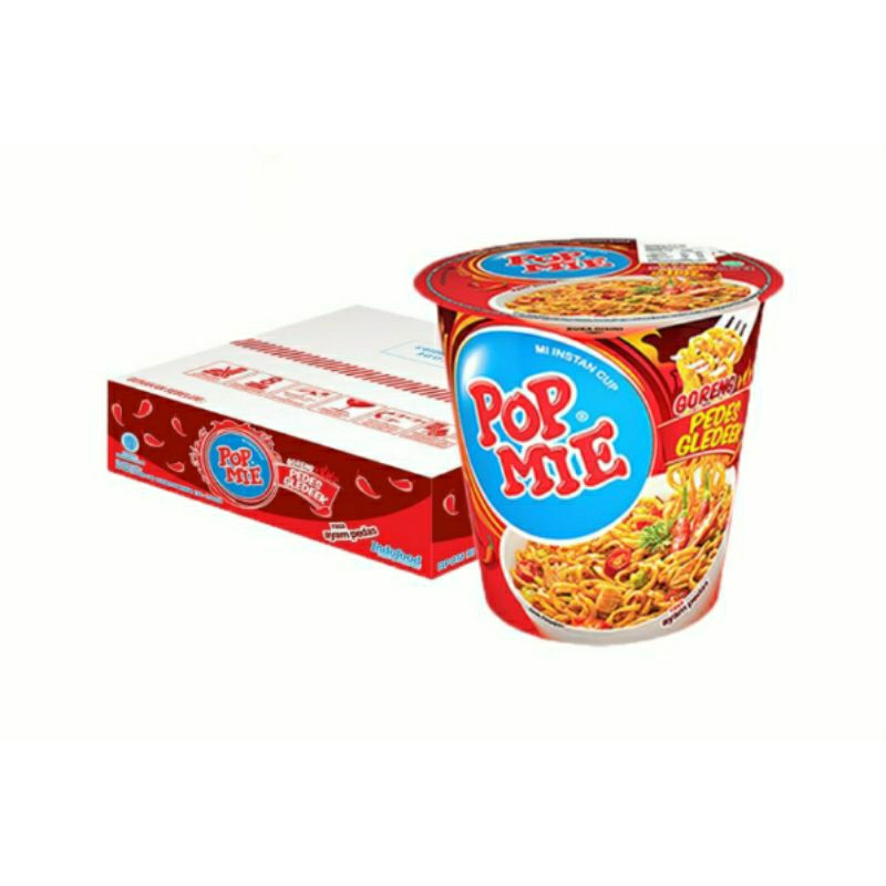 

Pop mie goreng gledek pedas 1 karton isi 12 pc