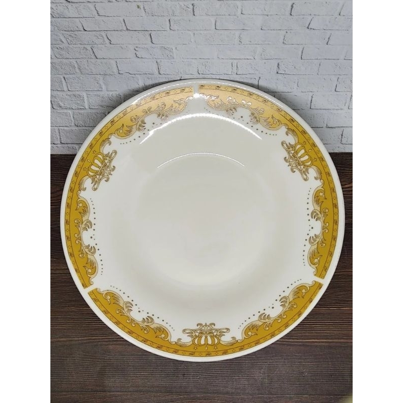 PIRING MAKAN HOTEL BATIK 6 PCS PIRING KERAMIK BELING PIRING HOTEL PIRING BELING PIRING MAHKOTA