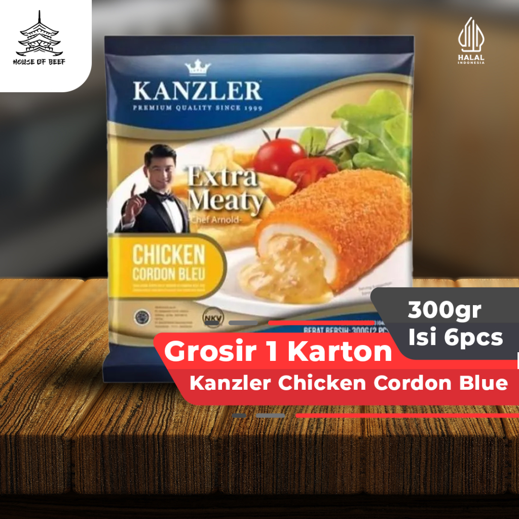 

Kanzler Cordonbleu 350gr / Cordonbleu keju