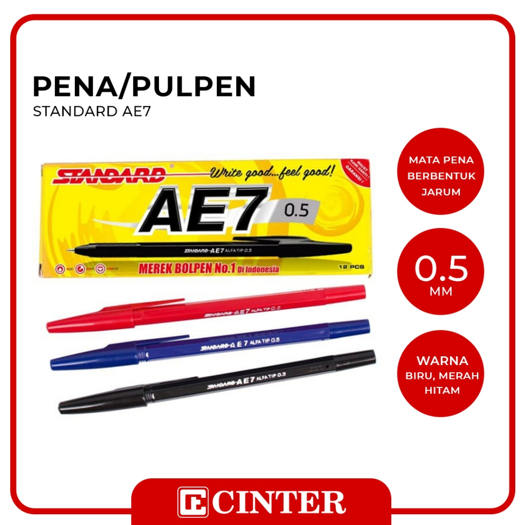 

STANDARD - PEN / PULPEN / BALLPOINT / PENA OPQ ALFA TIP 0.5 AE 7