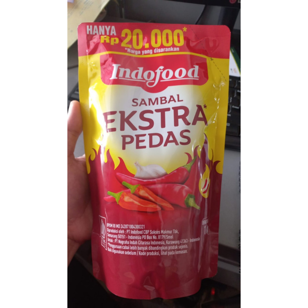 

Indofood Sambal Ekstra Pedas 1kg