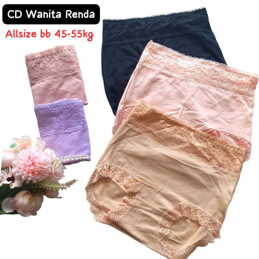 CELANA DALAM WANITA RENDA IMPORT