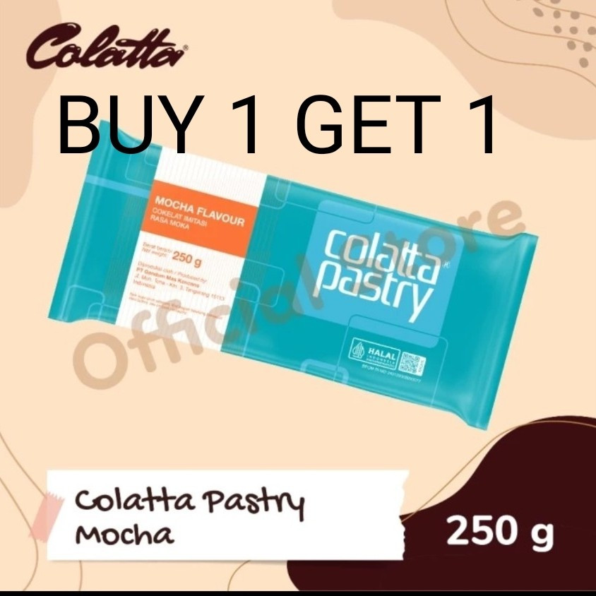 

BUY 1 GET 1 Colatta Pastry Mocha Compound 250gr cokelat batang coklat mocca