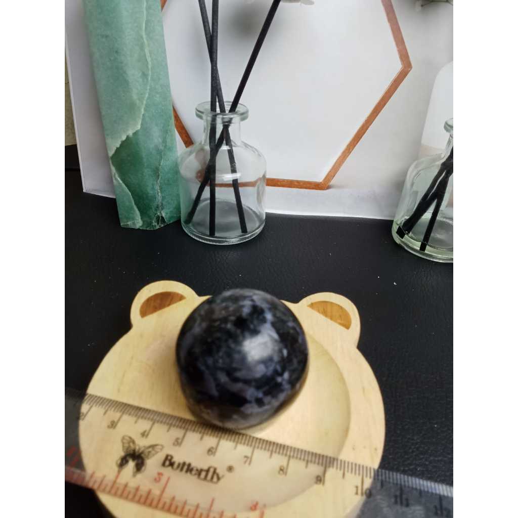 Natural Indigo Gabbro Sphere (8)