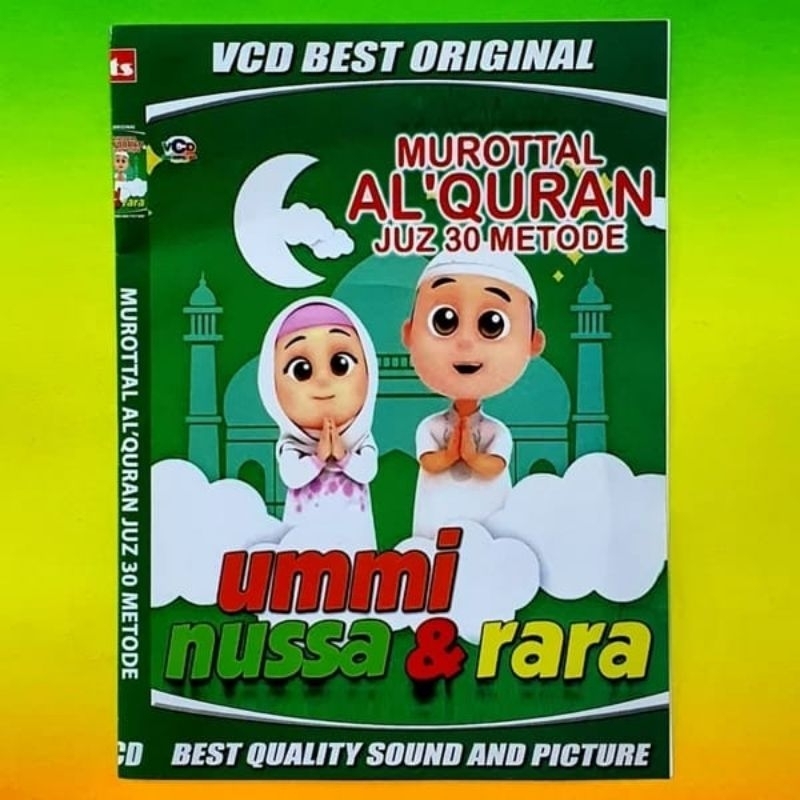 KASET NUSSA RARA METODE UMMI TERBARU-EDUKASI ANAK MUSLIM METODE BELAJAR NGAJI MUROTTAL JUZ 30-KASET 
