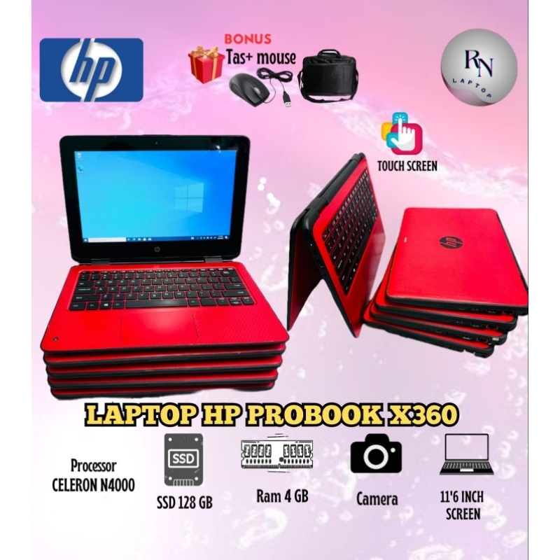 LAPTOP HP PROBOOK X360 | PROCESSOR CELERON N4200 | 4/128GB TOUCH SCREEN