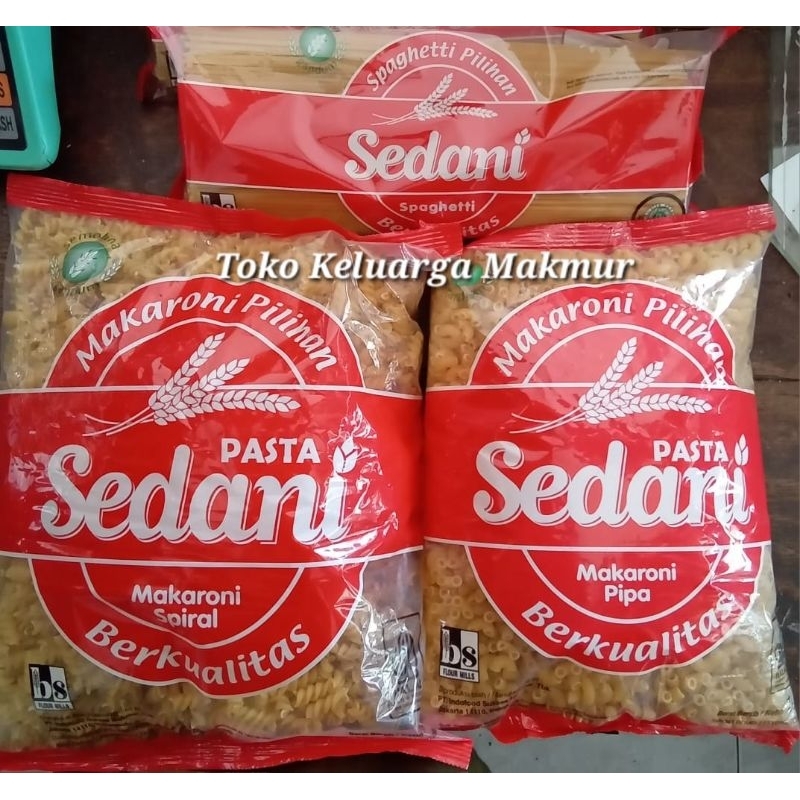 

SEDANI Pasta Makroni Spagheti/ Spiral/ Pipa 1kg