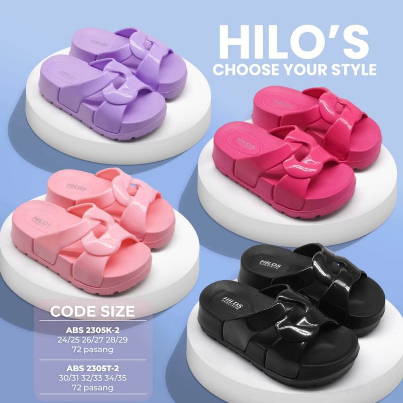 SandalWedges Anak Terbaru Sandal Selop Anak Wanita Wedges Sandal Hak TinggiAnak