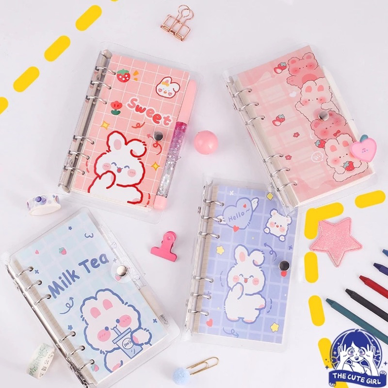 

Binder Note A6 80 lembar Lucu Karakter Character Daily Planner Aesthetic Estetik