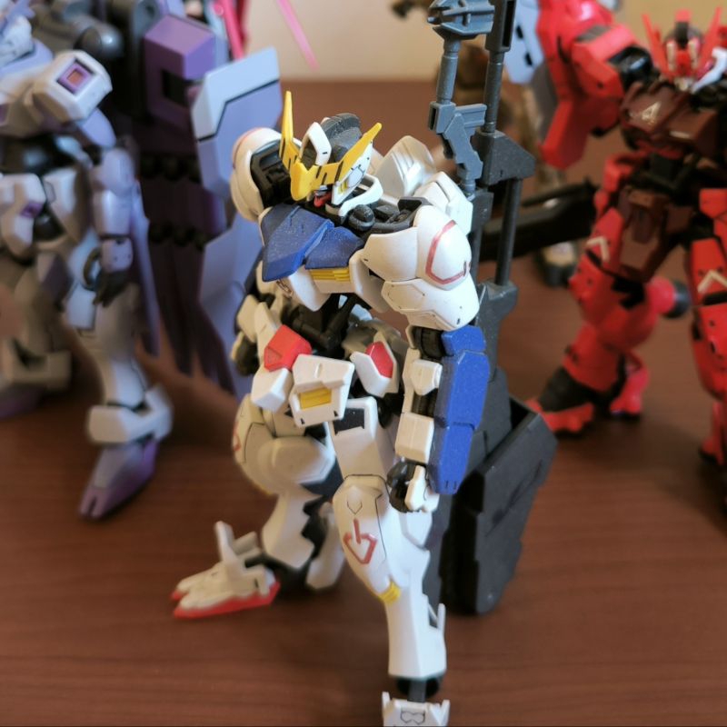 HG 1/144 Gundam Barbatos (BANDAI) (second sudah dirakit)