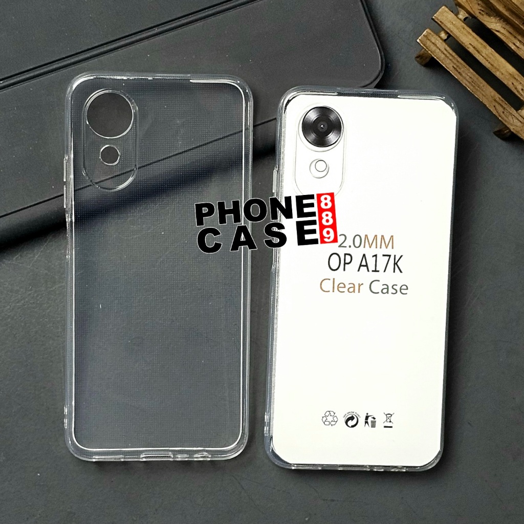 OPPO A17K CLEAR CASE BENING 2.0MM CASE BENING TRANSPARAN OPPO A17K