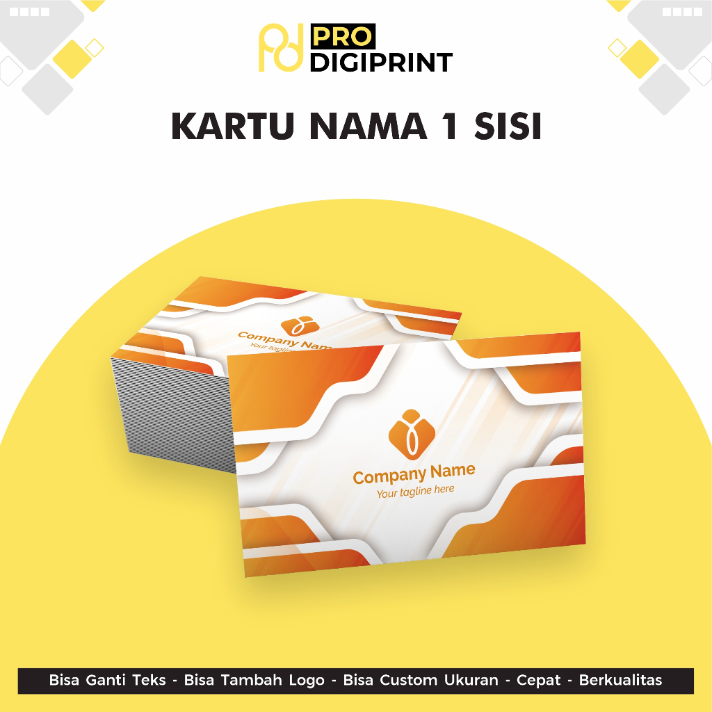 

Cetak Kartu Nama Ukuran 9 x 9,5 cm 100 Pcs Plus Box - 1 Sisi ( Pro Digiprint )