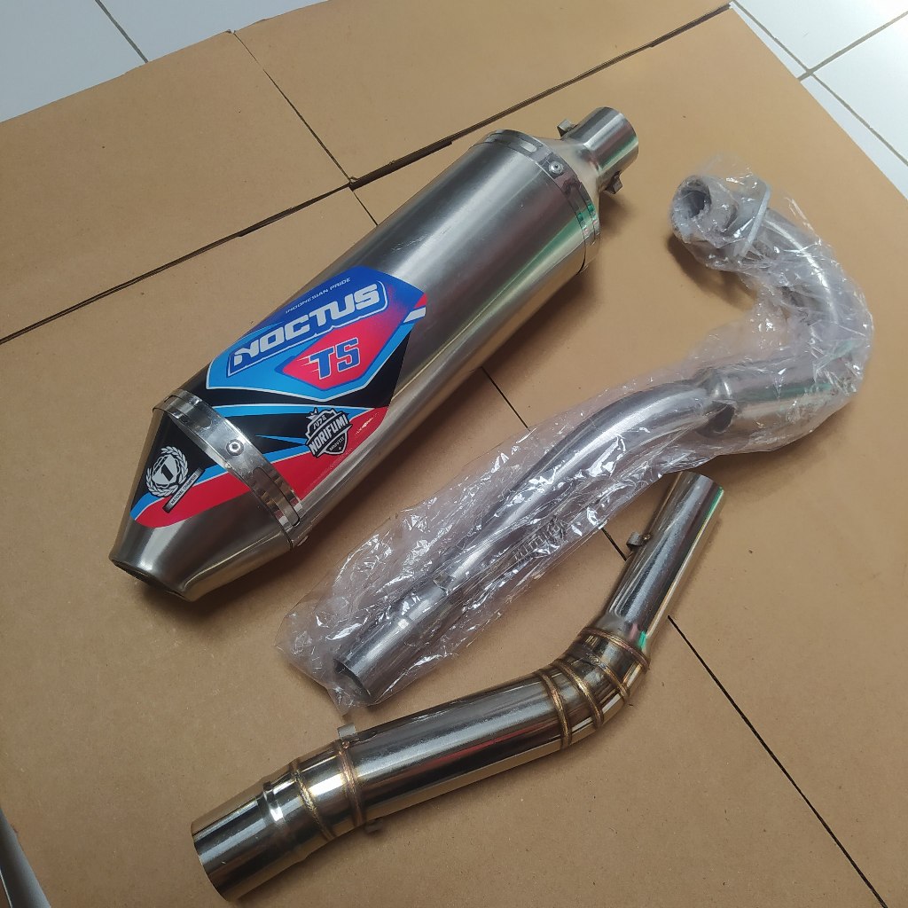 Norifumi noctus t5 stainless 1set big elbow for Xr200 xr150 xtz 125 dtracker 150 new old crf150L ksr