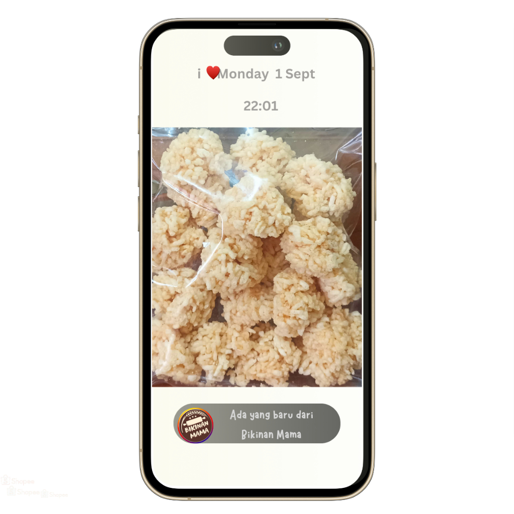 

wiw BikinanMama kerupukRengginang aroma ikan 200 gram