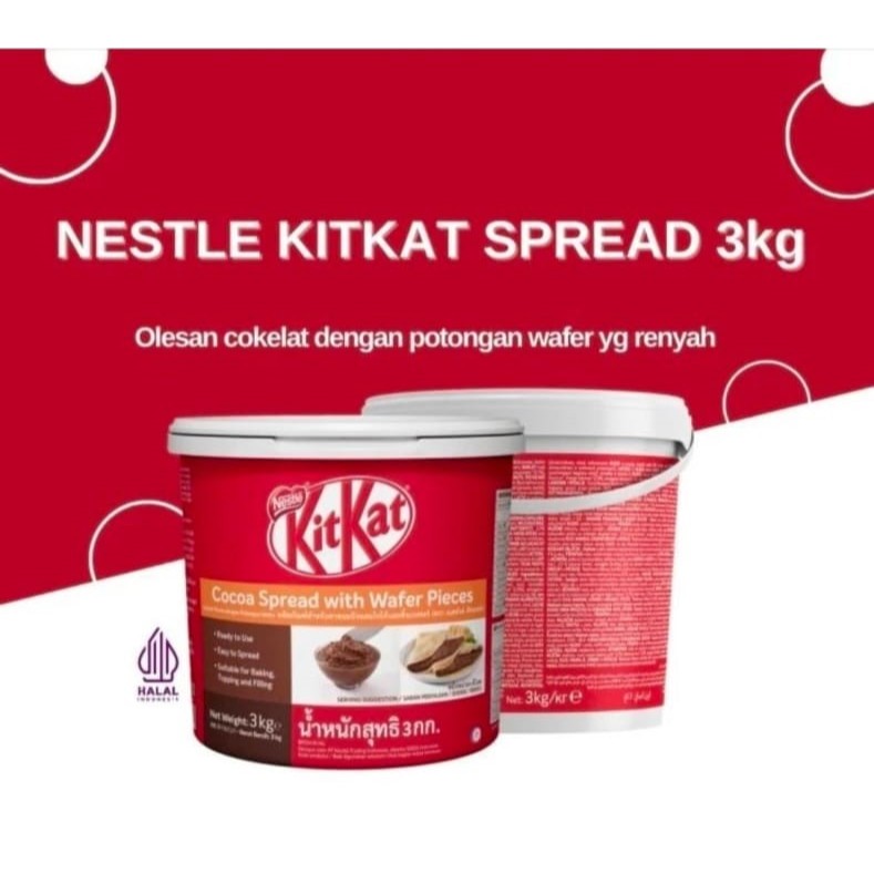 

Nestle KITKAT Spread 3Kg ( PO )