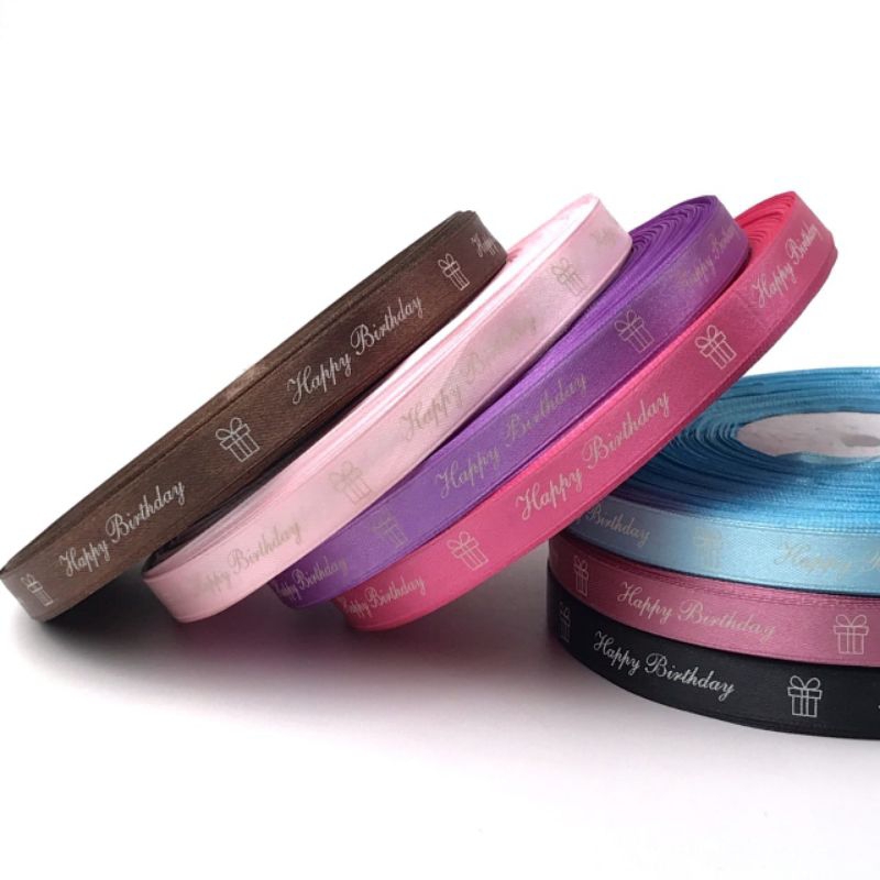 

1 YARD - PITA HAPPY BIRTHDAY SATIN/ PITA TULISAN HAPPY BIRTHDAY / PITA ULANG TAHUN