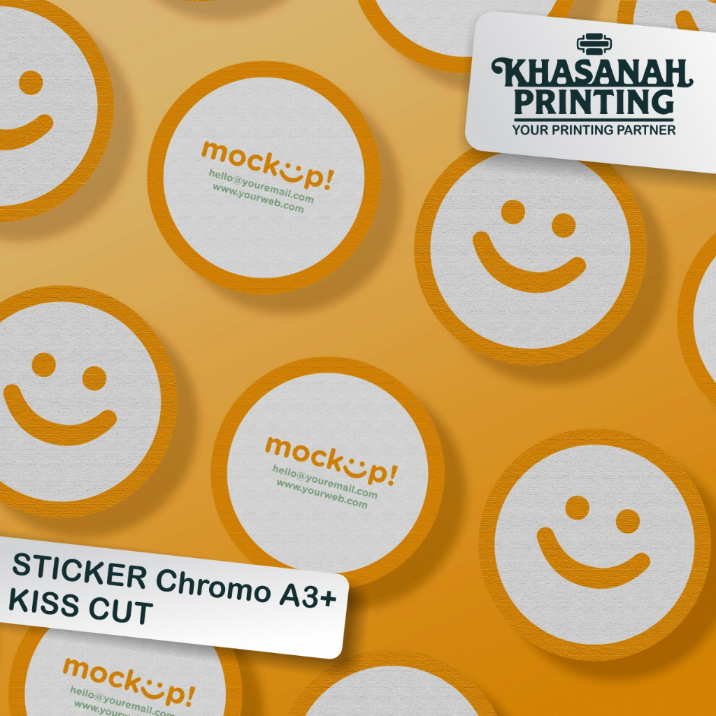 

Cetak Stiker Chromo+ Cutting / Label Makanan / Label Kemasan / Cetak Stiker Label Online Shop