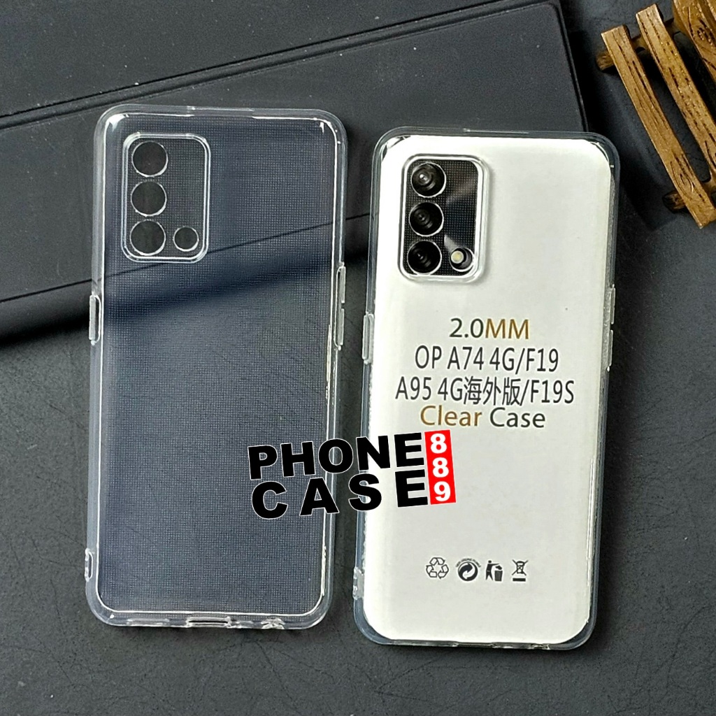 CLEAR CASE BENING 2.0MM CASE BENING TRANSPARAN OPPO A74 4G OPPO A95 4G CH-1