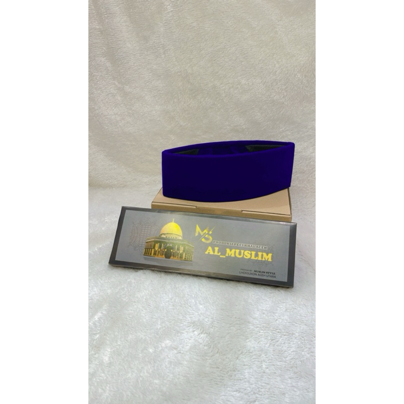 Peci polos Biru & Merah