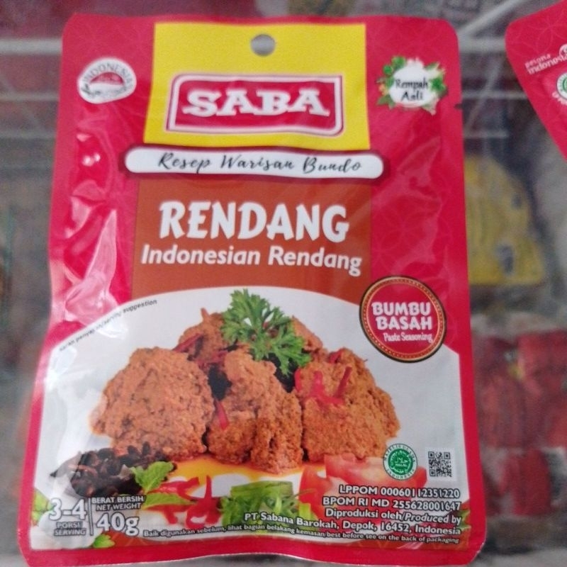 

SABA Bumbu Rendang 40gram