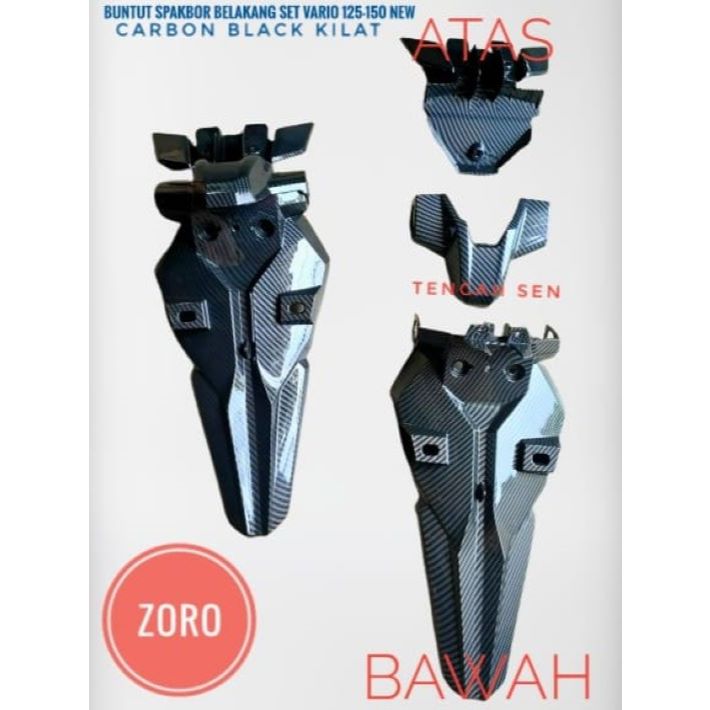 SPAKBOAD BELAKANG VARIO 125-150 OLD CARBON ZORO / SPAKBOARD BELAKANG CARBON ZORO VARIO 125-150 OLD