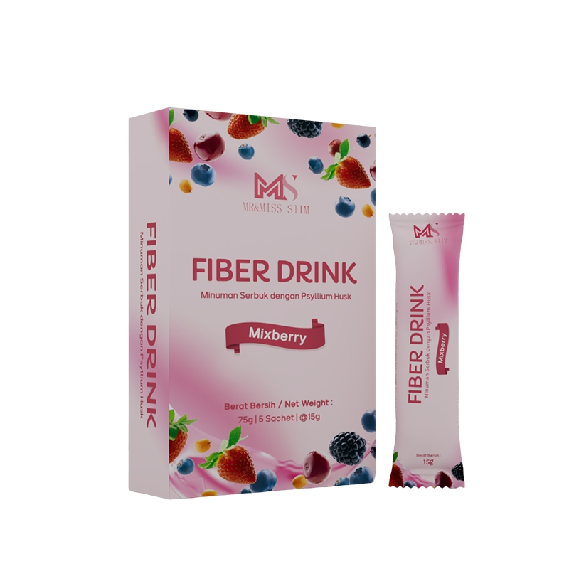 Minuman diet Fiber drink diet Teh diet ampuh cepat dan bpom Pil diet 5PC/kotak Obat diet Teh hijau d