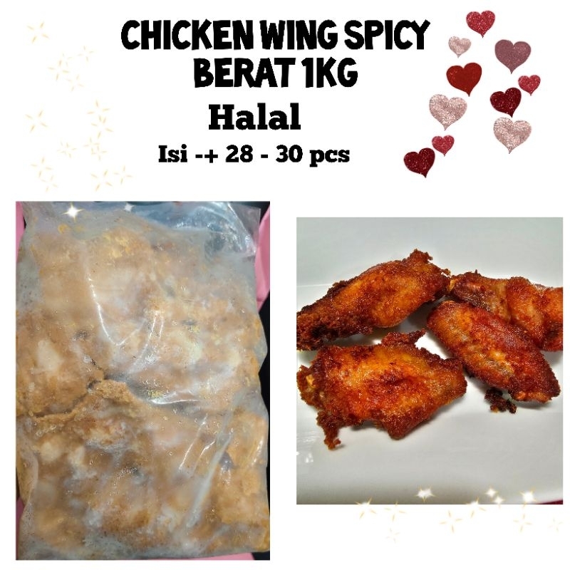 

Spicy Chicken Wing Frozen ala resto 1kg