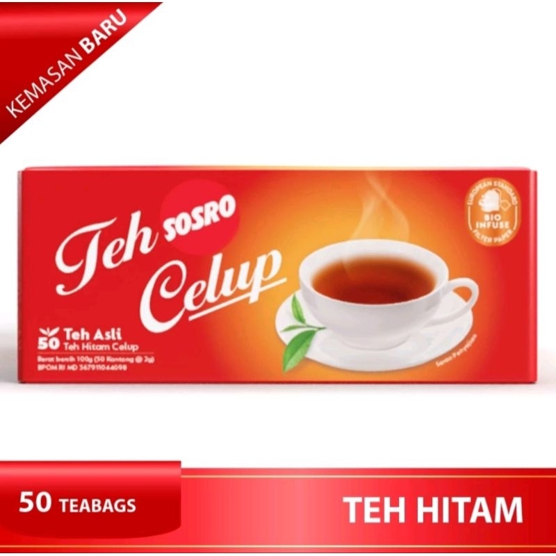 

Teh Celup Sosro Isi 50 Kantong Teh