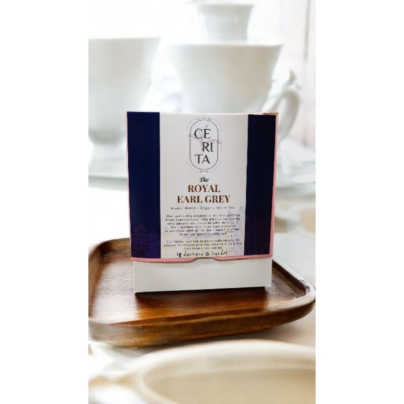 

Royal Earl Grey by Cerita Tea 15 tea paper bags
