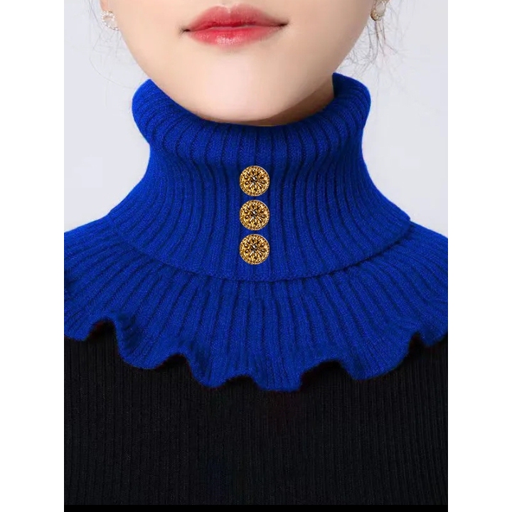 Syal Rajut Cewe Gaya Outfit Mewah Korean Style