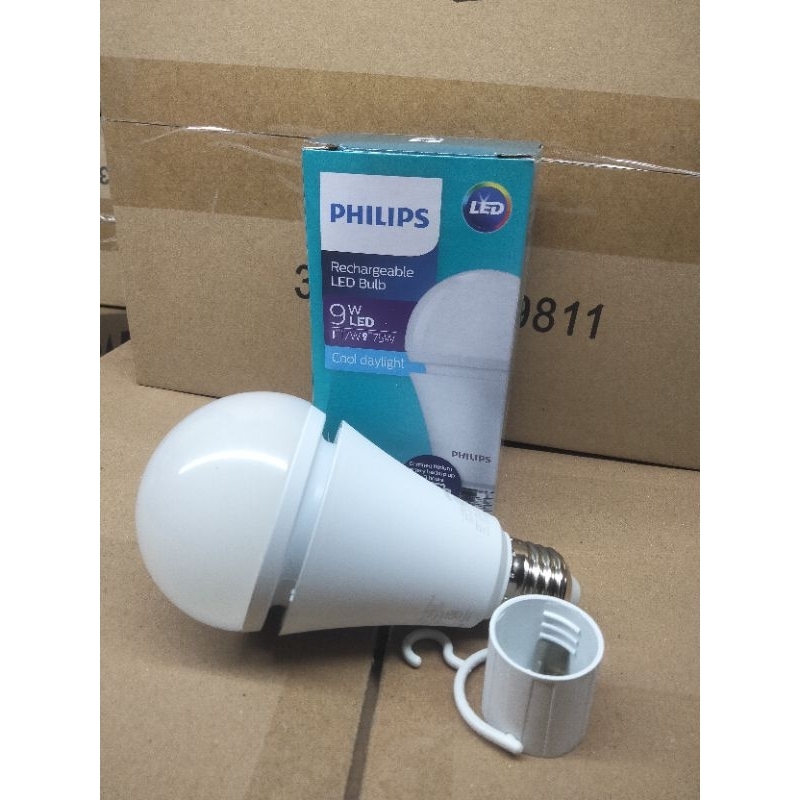Lampu LED Bohlam Emergency Darurat 9Watt Philips