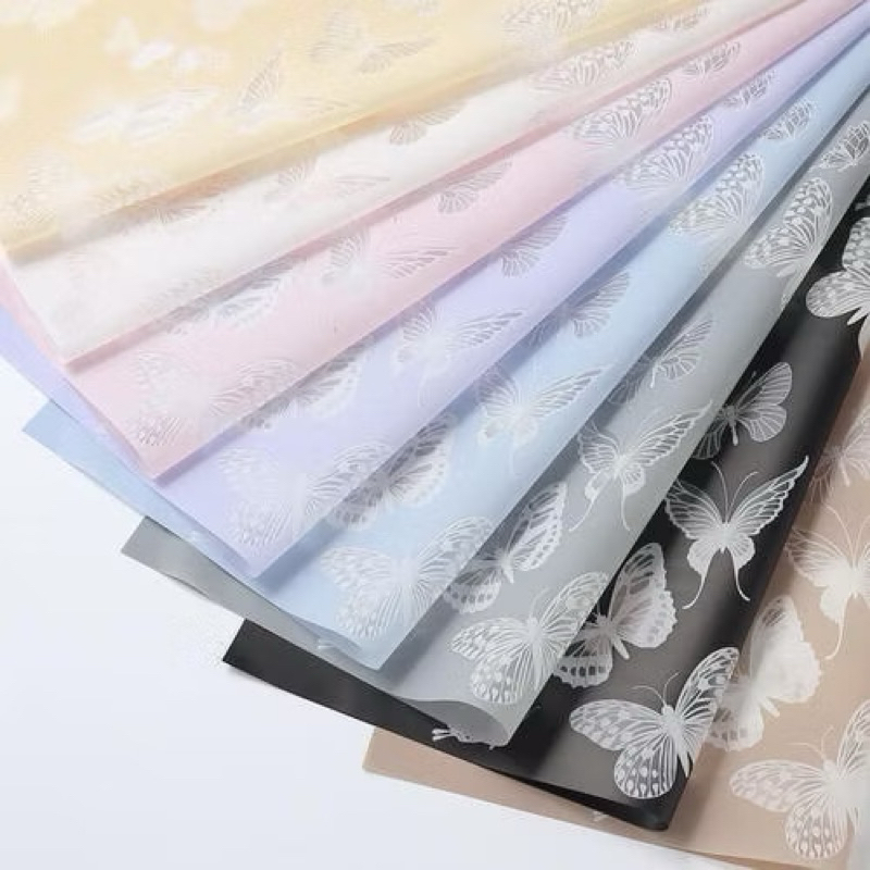 

(5LEMBAR) Kertas Cellophane Butterfly Motif Kupu-Kupu