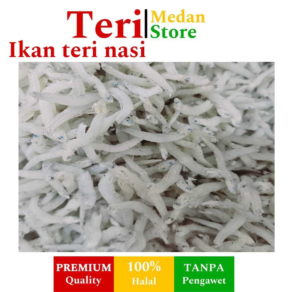 

Pesanan custom ikan teri nasi medan/ikan asin/udang manis/udang kecepe 1kg