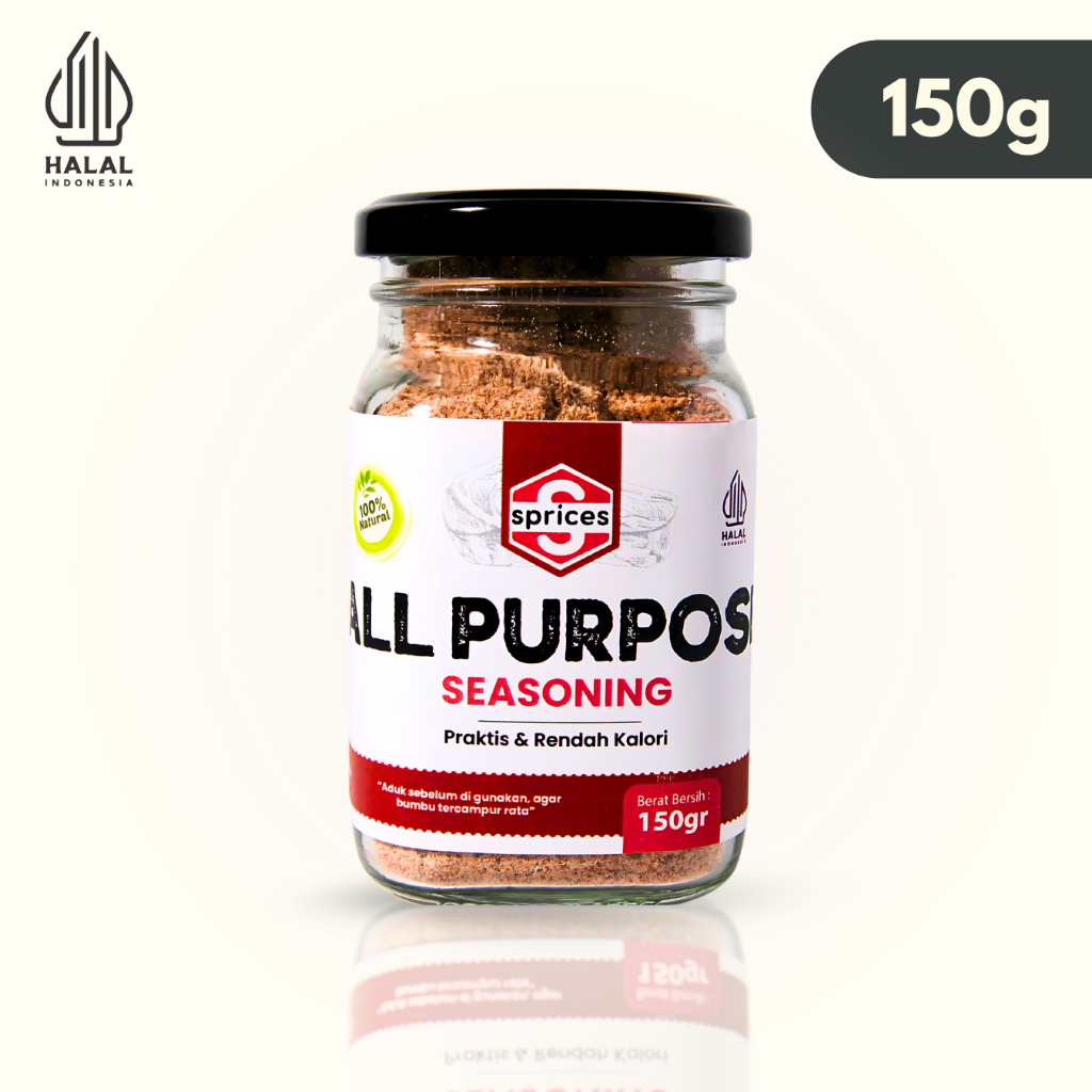 

Sprices All Purpose Seasoning Bumbu Marinasi Serbaguna Diet Rendah Kalori 150g