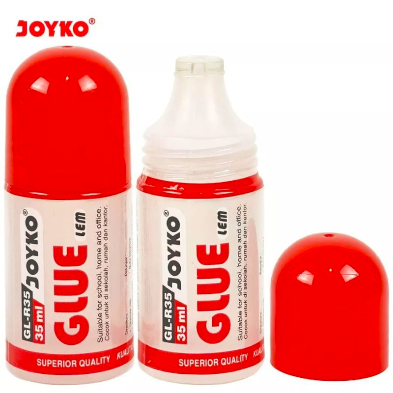 

Joyko Liquid Glue 35ml / Lem Joyko Cair GL-R35 / Lem Kertas / Lem Cair