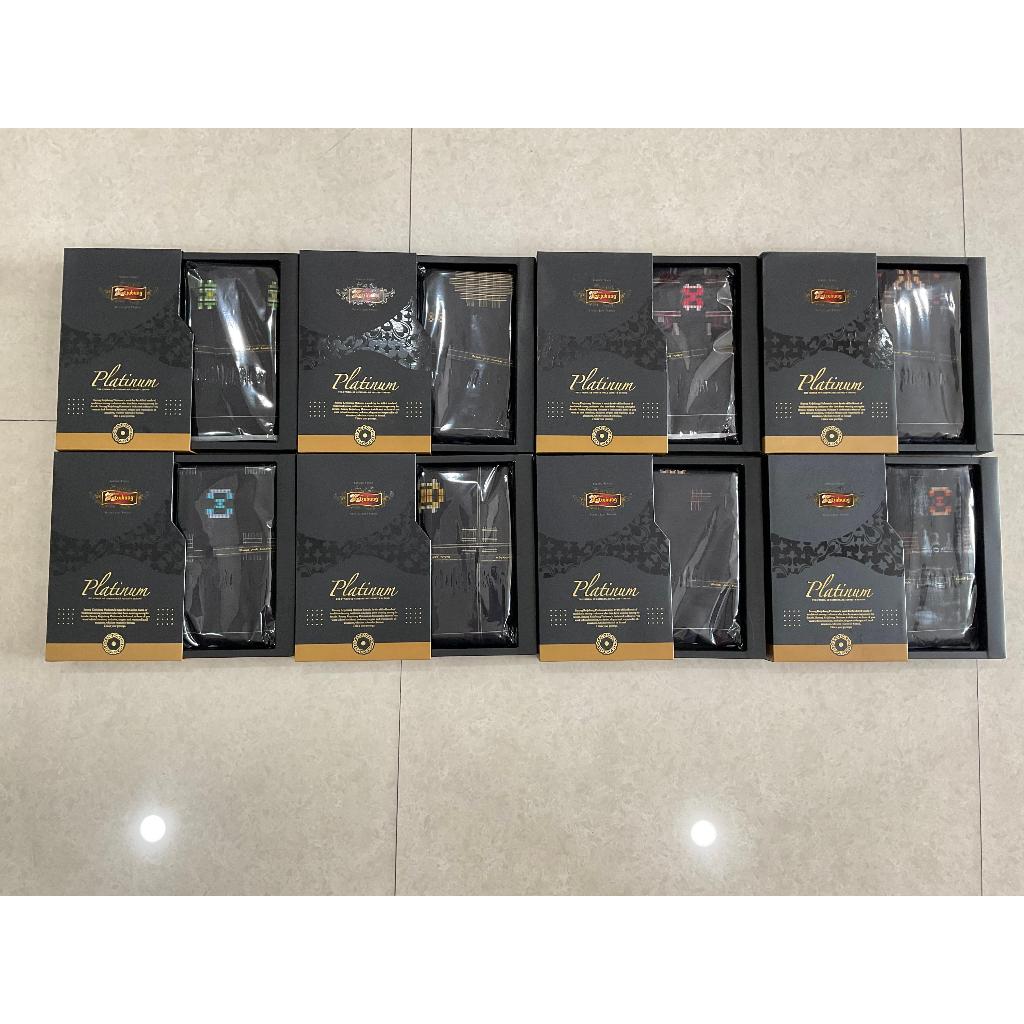 SARUNG KETJUBUNG SPP HITAM PLATINUM SONGKET