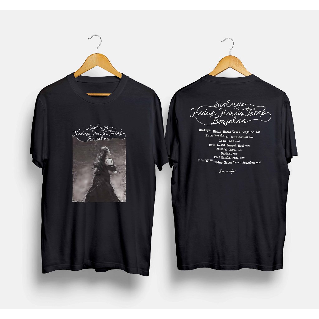 Kaos Band Bernadya – Sialnya Tracklist / Tshirt Musik