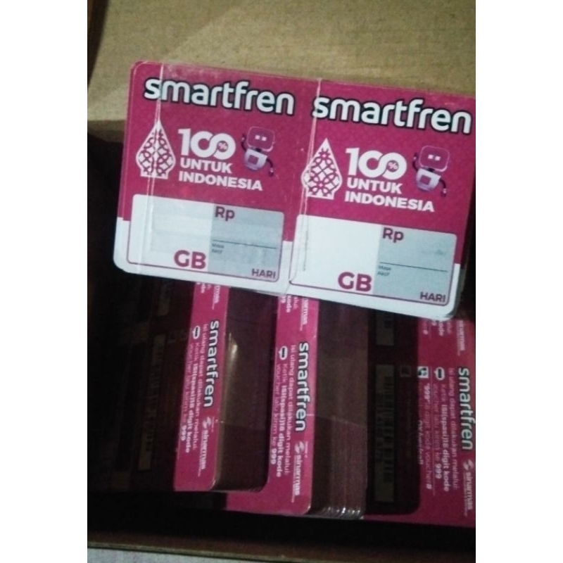 Vocher kosong Smartfren isi 2 pcs.