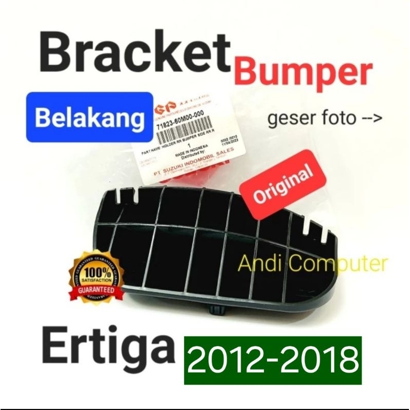 Breket Barcket Bumper Bemper Ertiga Belakang 2012 2013 2014 2015 2016