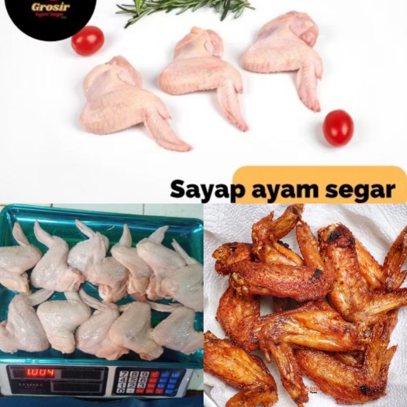 

Sayap Ayam / Chicken Wings 1 Kg