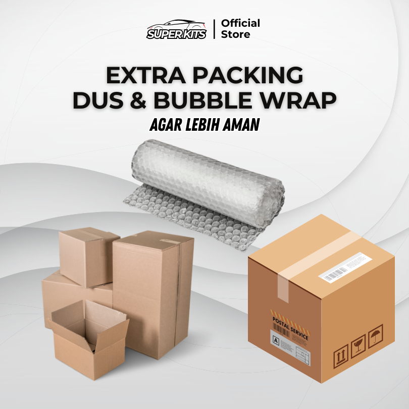 

EXTRA Packing Dus & Bubble Wrap Agar Lebih Aman